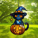 Cute Halloween Cat Acrylic Suncatcher - Image 3