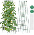 Suteck A-Frame Cucumber Trellis 59.4" 2 Pack, Foldable Metal by Suteck