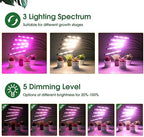 Wolezek Grow Lights for Indoor Plants with Stand, Red Blue Full Spectrum - Image 3