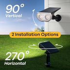 Consciot Solar Spotlights Outdoor, Daylight IP67 Waterproof 2-in-1 Solar Spot Lights, Durable Christmas Decorations Lights for Garden Yard Pathway Driveway Porch Walkway, Auto On/Off, 6 Pack - Image 4