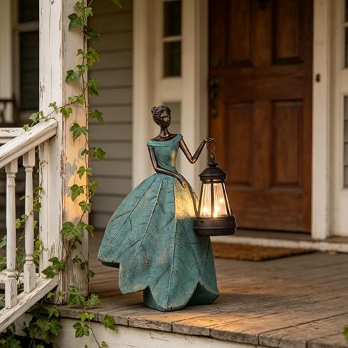 Guichifun Fairy Statues Garden Decor with Solar Lights Gifts for Women - Image 2