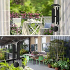 Wind Chimes for Outside Deep Tone, 38" Large WindChimes with 6 Tubes, 100% Rustproof Aluminum, Memorial Gift or Garden Patio Porch and Outdoor Décor(Black) - Image 7