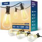 VIPAR 25FT ST38 String Lights and 100FT ST38 Patio Lights - Image 2