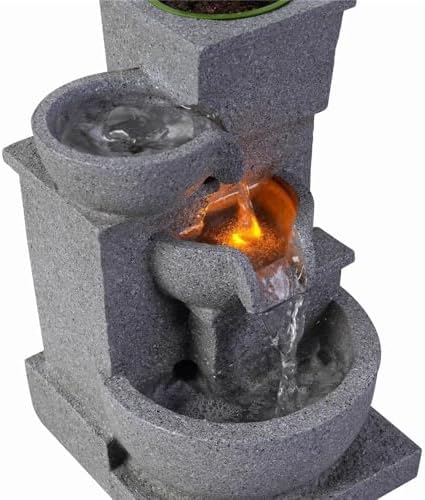 Tabletop Water Fountain Fountain with Flowing Waterfall Desktop - Image 3