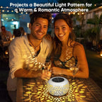 Solar Lanterns Outdoor Waterproof: 4 Pack White Hollow Out Solar Lights - Image 2