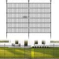 No Dig Garden Fence Outdoor for Yard, 40in (H) x 11.8ft(L) by SecureSpacesCleanerPlaces
