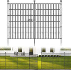 No Dig Garden Fence Outdoor for Yard, 40in (H) x 11.8ft(L) by SecureSpacesCleanerPlaces