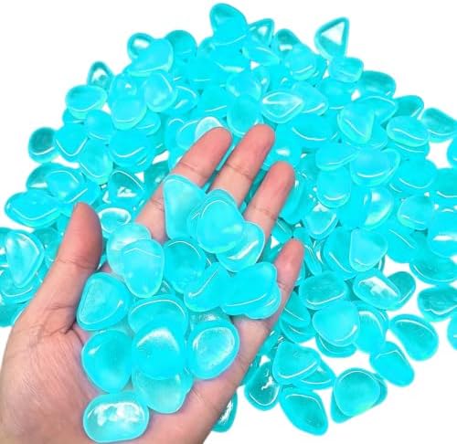 1000pcs Glow in The Dark Garden Stones Glow in The Dark Pebbles DIY - Image 7