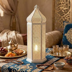 Vela Lanterns Decorative Indoor Tall White Floor Lantern, Extra Large - Image 6