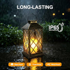 Large Solar Lanterns Outdoor Waterproof - Hanging Solar Lantern with Glass - Image 3