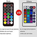 LED Aquarium Light, 2 Pack 15 inches Fish Tank Light RGB Color Underwater Light Submersible Crystal Glass Lights, 42 LED Beads, Brightness Adjustable Memory Function, LED Light bar Stick - Image 4