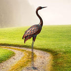 chisheen Outdoor Garden Crane Statues and Sculptures Metal Yard Art Statue for Garden Decoration Large Size - Image 6