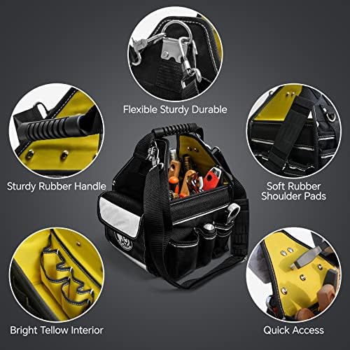 MARUTAI 10in Small Tool Tote Bag, 43-Pocket Organizer for Vehicle Storage - Image 5
