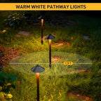 Malibu Low Voltage Pathway Lights, 10W Pro Style Halogen Landscape Lighting, 6Pack 2700K Warm White Path Light, 12V AC Bronze Outdoor Walkway Lights for Yard Garden 8308-9103 - Image 6