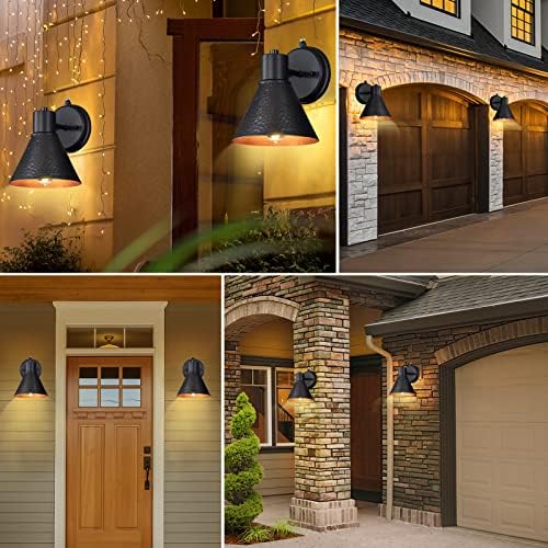 2 Pack Dusk to Dawn Outdoor Wall Sconces,Exterior Farmhouse Barn Light - Image 7