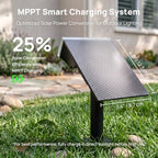 Consciot Smart Solar Spot Lights Outdoor, RGBTW Color Changing Halloween Solar Spotlight Outdoor, APP Control IP65 Landscape Lighting for Garden, Yard, Pathway, WS002C, 6 Pack - Image 4