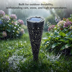 Hoikwo 4 Pack Hollow Out Solar Lights Outdoor Waterproof - Image 5