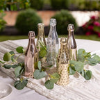 Evergreen Garden Glass Bottles for Bottle Tree, Wine Bottles for Decorativation Indoor Outdoor Wedding Christmas Party Decor (Mercury Glass, Set of 10) - Image 4