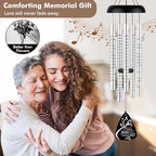Fabuday 32'' Sympathy Wind Chime Memorial Gift for Loss of Dad Mom Cardinal - Image 2