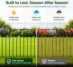 Garden Fence 28.2 FT x 12" H, Decorative Metal Border for Flower Beds - Image 3