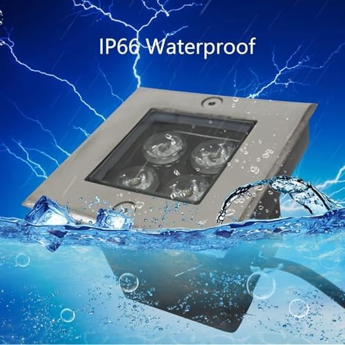 85-265V Underground Light LED, Outdoor Buried Lights, IP67 Waterproof LED Square Landscape Lights(White Light,18W) - Image 4