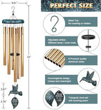 Sympathy Wind Chimes for Outside Deep Tone, Memorial for Loss of Loved One Prime, Bereavement Condolence Remembrance Funeral Gifts for Grieving Friends Loss of Mother Father - Image 5