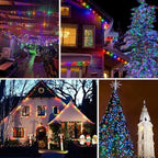 KAQ 4pack 400LED Solar String Lights Outdoor Waterproof Multicolor - Image 6