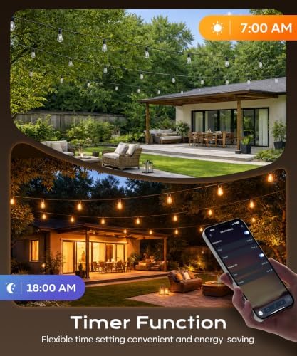 Outdoor String Lights, 100 FT Patio Lights for Outside - Image 4