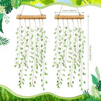 Suncalla 2 Pcs Green Plants Crystal Suncatchers Window Garden Decor - Image 3