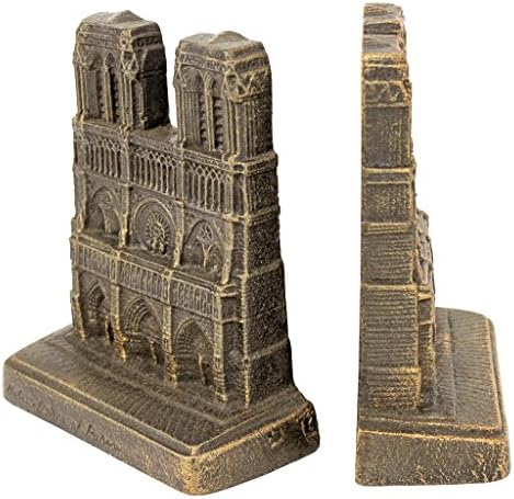 Design Toscano SP1387 Notre Dame of Paris Sculptural Bookends,bronze by DesignToscano