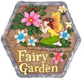 OrnamentallyYou Fairy Kisses and Flowers Garden Stepping Stone, 9.5" Outdoor Decoration Statue by OrnamentallyYou