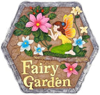 OrnamentallyYou Fairy Kisses and Flowers Garden Stepping Stone, 9.5" Outdoor Decoration Statue by OrnamentallyYou