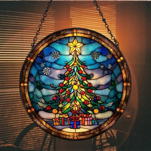 Christmas Tree Presents Star Acrylic Suncatcher - Image 7