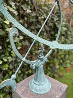 Garden Armillary Sundial Nautical Maritime Astrolabe Garden Decor - Image 3