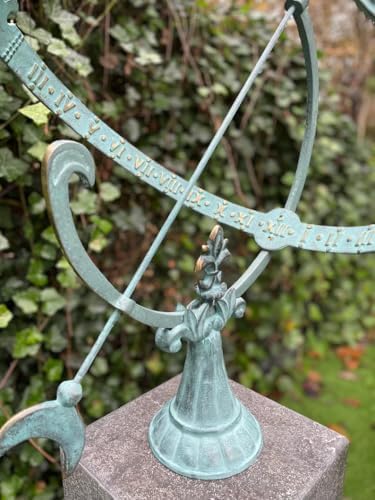 Garden Armillary Sundial Nautical Maritime Astrolabe Garden Decor - Image 3