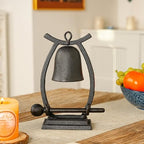 Sungmor Cast Iron Dinner Bell with Striker - Vintage Design - Image 5