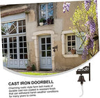 Iron Door Bell Manually Shaking Wall Hanging Decor - Image 3