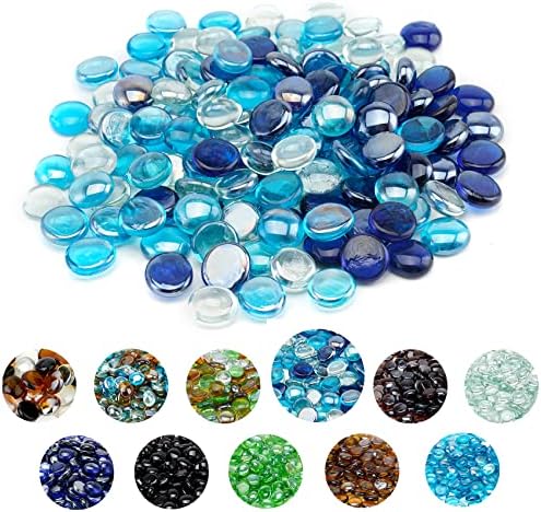Skyflame 10-Pound Blended Fire Glass Beads for Fire Pit Fireplace by Skyflame