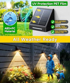 KOOPER Solar Fence Lights Outdoor Waterproof 10 Pack, Solar Fence Lights with Ultra-Bright LED Lens, 10 Modes & 9 Colors Outdoor Solar Lights for Fence, Backyard, Railing, Patio, Wall, Step, Deck - Image 6