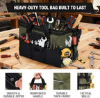 HISEA 3 Pack Heavy Duty Tool Bag, 16-Inch Waterproof Tools Organizer Tote - Image 5