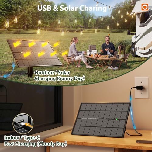addlon 102FT(96+6) Solar String Lights Outdoor, with 52 Dimmable LED Bulbs - Image 2