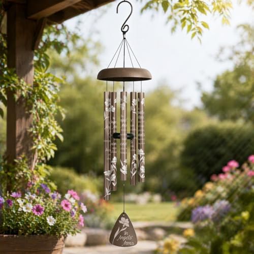 Carson 30" 'Angels' Arms' Memorial Wind Chime to Remember Loved One - Image 2