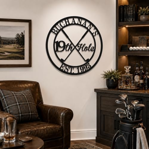 Personalized 19th Hole Metal Sign, Personalized Golf Sign, Golf Mancave Sign, Custom Golf Gifts for Men, Golfer Gifts, Boyfriend, Husband, Dad - Image 7