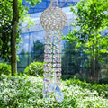 22.5inch Crystal Suncatchers for Window Hanging Wind Chime Garden Sun Catchers with Crystals Rainbow Maker Indoor Outdoor Decor Handmade Ornament(Medium) by LONGSHENG-SINCE2001-