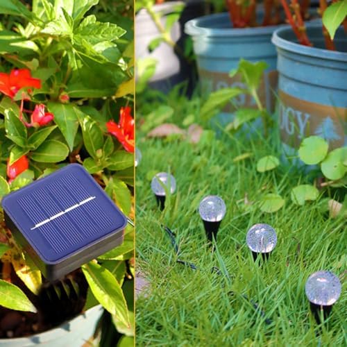 Ciieeo Xmas Solar Lawn Light Outdoor Decorative Ball Path Lamp for Yard - Image 5
