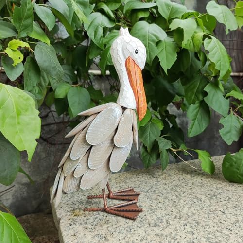 Outdoor Decor Pelican Bird Statues Figures Yard Art Garden Sculptures & Statues for Patio, Pond, Pool, Backyard Decorations… - Image 3