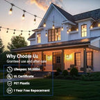 24FT String Lights for Outside, Remote & Waterproof, Connectable - Image 7
