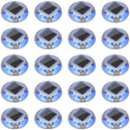 VOLISUN Solar Driveway Marker Lights Dock Marine Led Deck Outdoor 20 Pack by VOLISUN