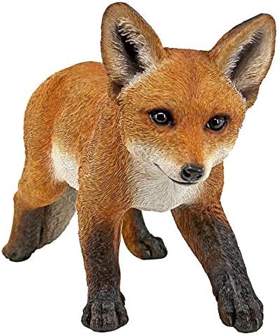 Design Toscano Cavorting Carmine Baby Red Fox Statue by DesignToscano