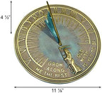 BestNest Rome Father Time Sundial and Baluster Pedestal - Image 3